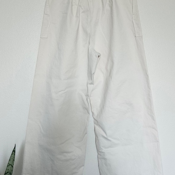 Lou & Grey Wide Leg Cotton Pants - Cream - Picture 4 of 8